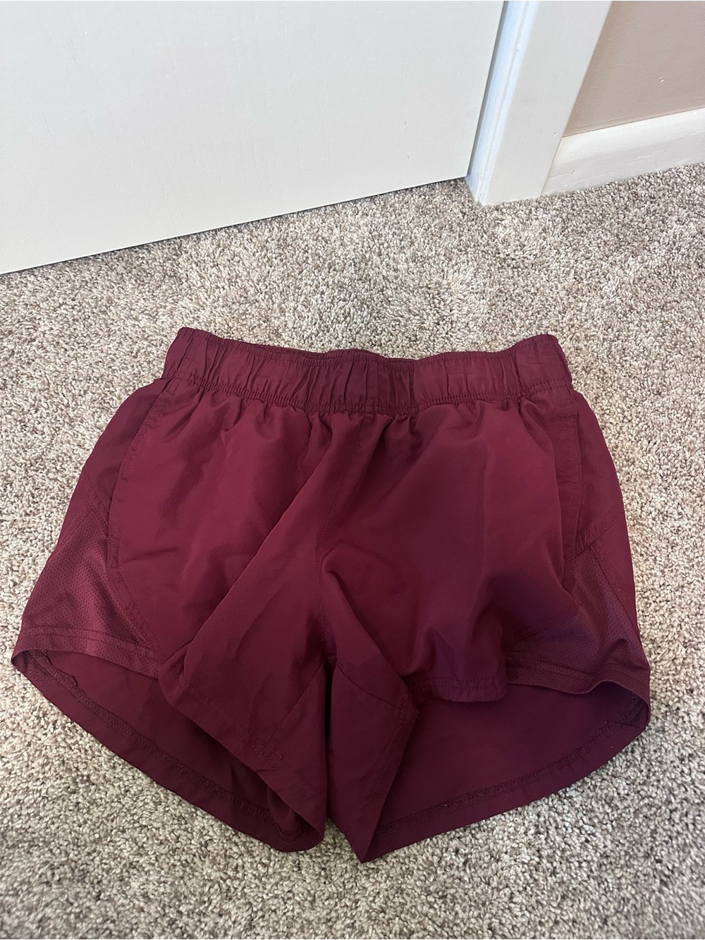 Athletic Works Women's Burgundy Performance Shorts